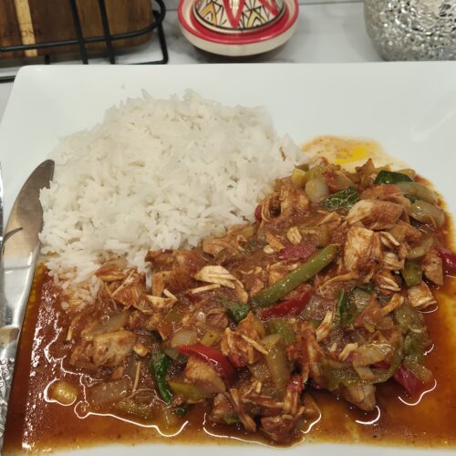 Cajun chicken casserole