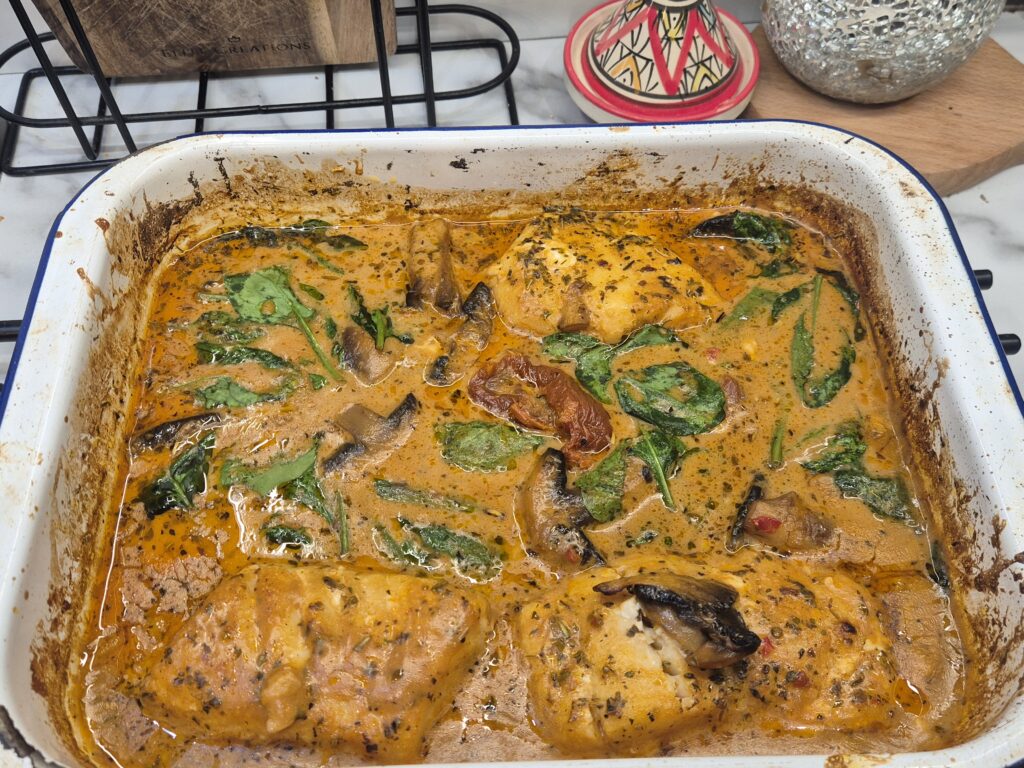 Tuscan fish bake