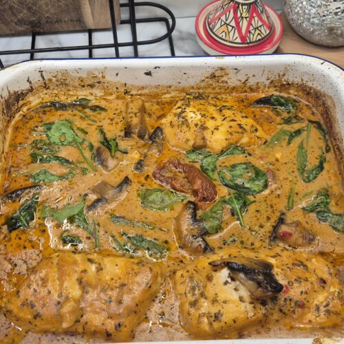 Tuscan fish bake
