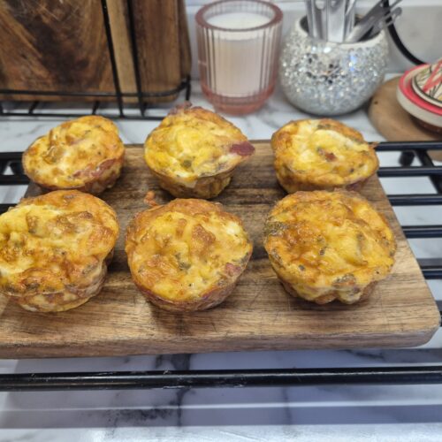 Sausage and bacon egg muffins