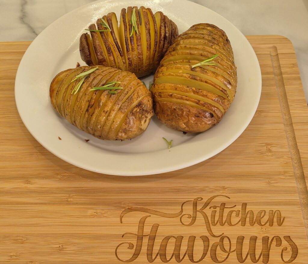 Hasselback potatoes